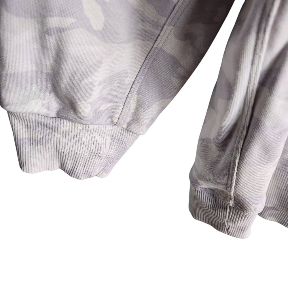 Lululemon Sweatshirt 10 Gray Lilac Camo Perfectly Oversized Crew Pullover - Picture 5 of 11